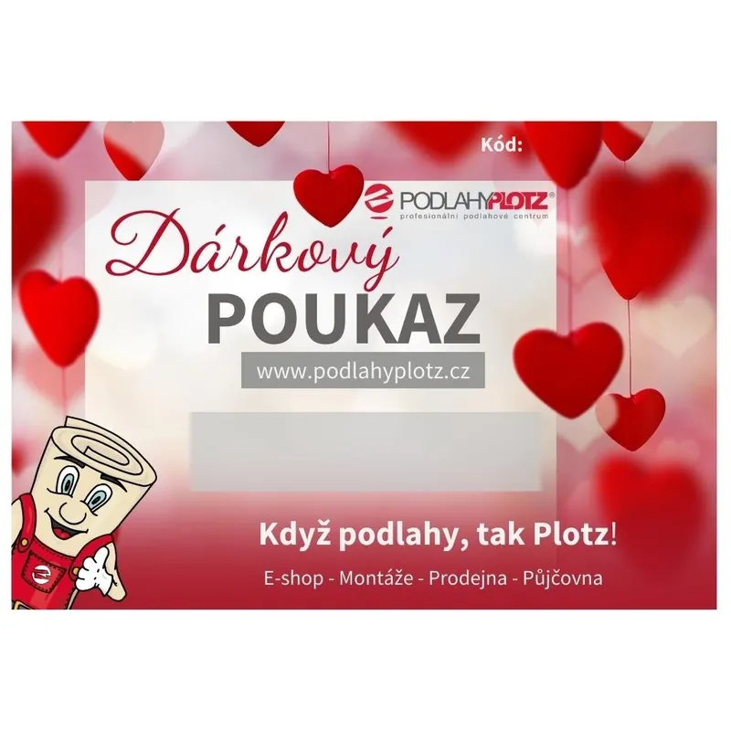 Dokud Zásoby Vydrží Dárkový poukaz SRDCE