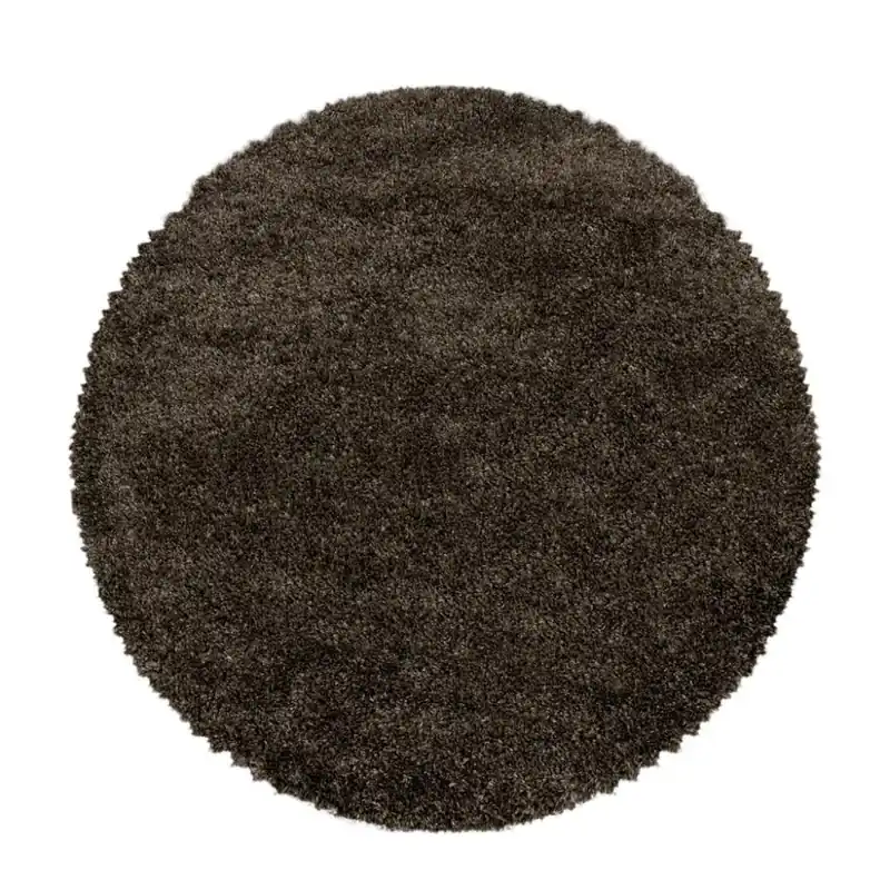 Vrácení Zdarma Kusový koberec FLUFFY 3500 Brown kruh
