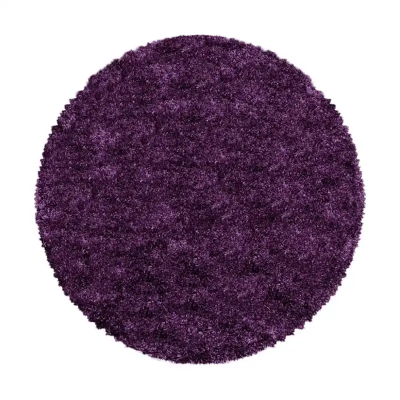 Speciální Cena Kusový koberec FLUFFY 3500 Lila kruh