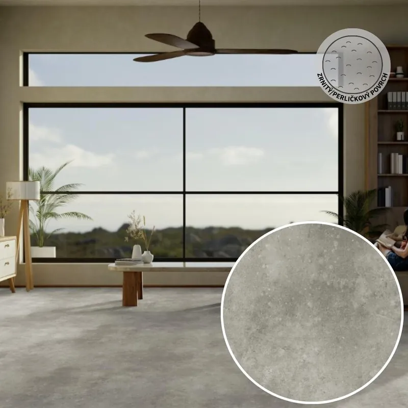 Rychlé Dodání PVC podlaha Gerflor TEXLINE NATURE Leone Greystone 2379