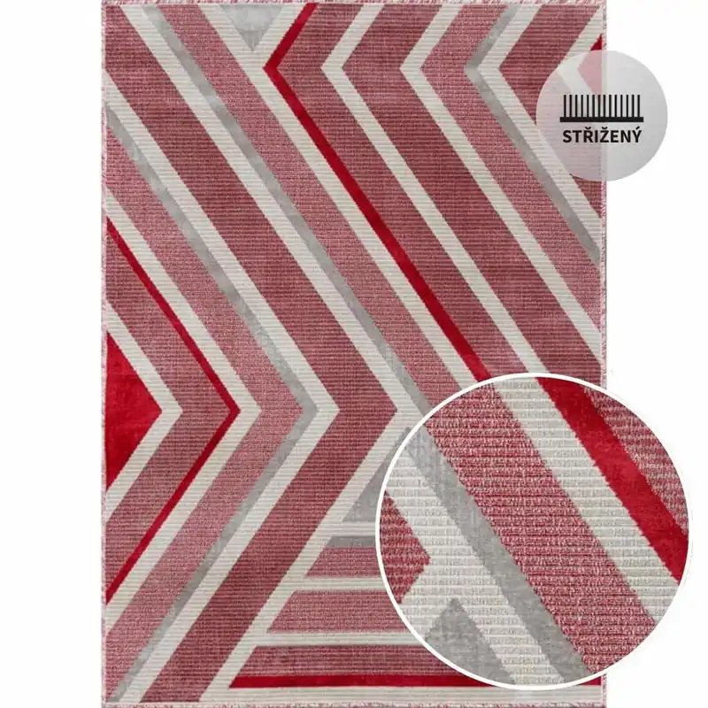 Kusový koberec LYS 2756 35 Red Akční Nabídka