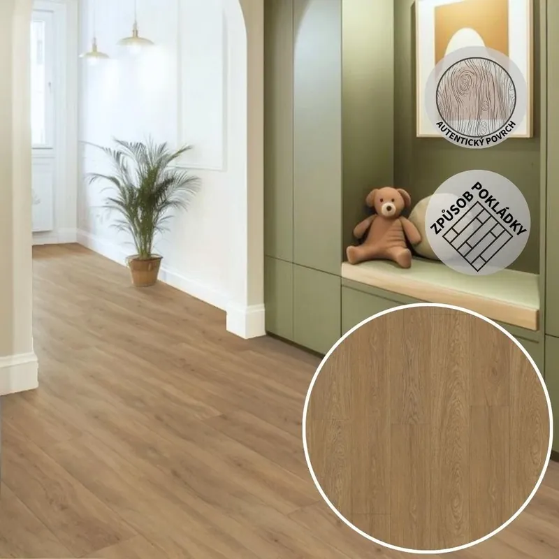 Nakupujte Hned Vinylová podlaha GERFLOR CREATION 1274 Lounge Oak Chestnut EIR