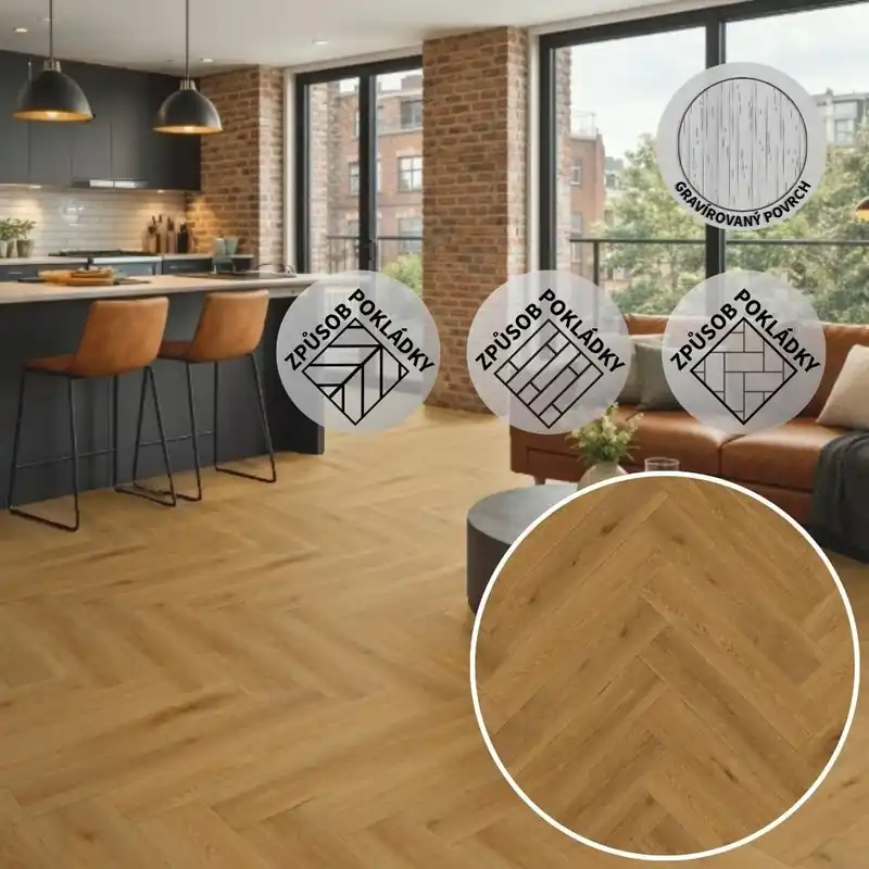 Rychlé Dodání Vinylová podlaha GERFLOR CREATION 1706 Aquinoah Honey