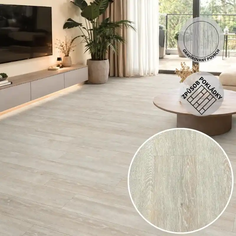 Super Cena Vinylová podlaha GERFLOR CREATION 0584 White Lime
