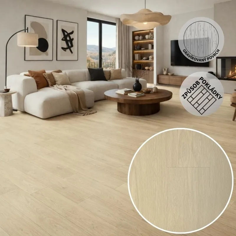 Vinylová podlaha GERFLOR CREATION 1598 Tamo Cream Zlevněný