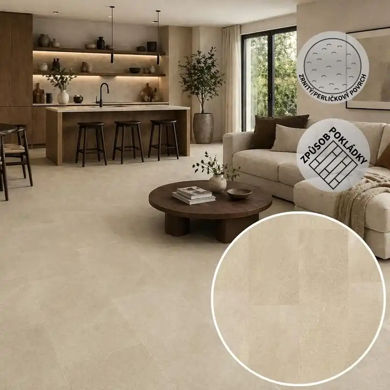 Vinylová podlaha GERFLOR CREATION 1603 Curton Stone Clear Akční Nabídka