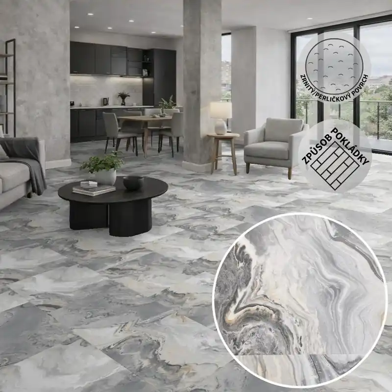 Vinylová podlaha GERFLOR CREATION 1757 Resin Marble Aktuální