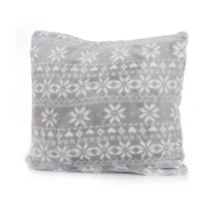 Povlak na polštář 3D Home SNOW tmavě šedý Finální Výprodej