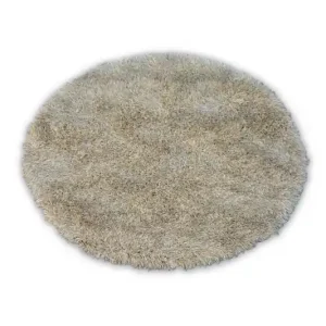 Must-Have Koberec Love shaggy bež 120 cm kruh
