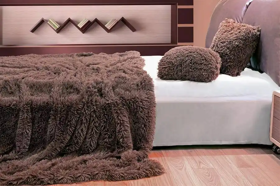 Autentický Elmo deka/přehoz Brown