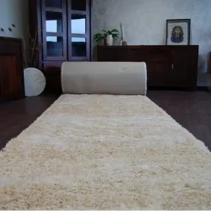 Běhoun Shaggy NARIN P901 česnek/gold beige Cenově Výhodný