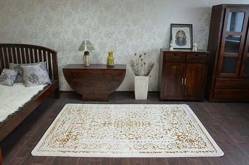Výprodej Koberec MANYAS 0916 Ivory/Gold