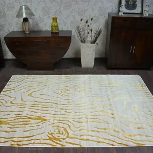 Koberec MANYAS 1703 Ivory/Gold Nová Kolekce
