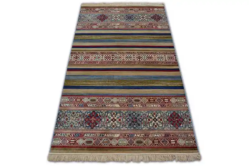 Sezónní Sleva Koberec WINDSOR 22890 ETNIC FREDZLE modrý/bordo