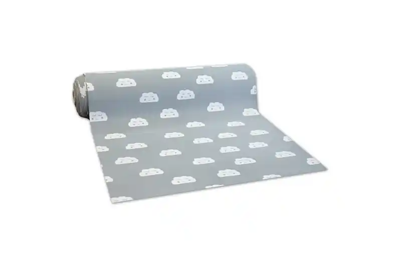 Akční Cena Dětský protiskluzový koberec CLOUDS šedý