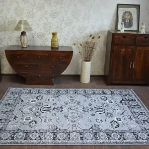 Koberec BCF BASE CLASSIC 3845 ROZETA šedý/černý Kup Teď