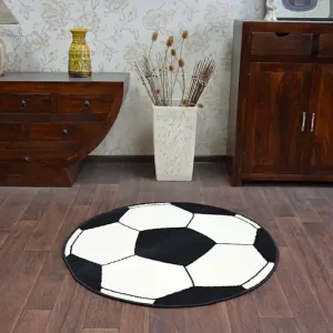 Bezpečná Platba Koberec BCF BASE MÍČ krem / černá 3943