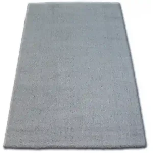 Bezpečná Platba Koberec Micro fiber soft shaggy stříbrný