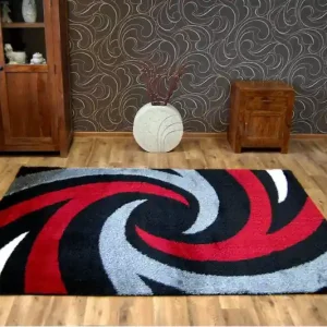 Novinka Koberec SHAGGY VERONA B058 černo/červený