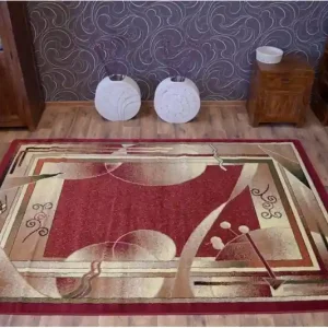 Finální Výprodej Koberec heat-set PRIMO 5741 bordo