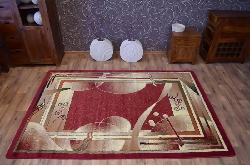 Finální Výprodej Koberec heat-set PRIMO 5741 bordo