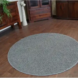 Koberec kruh GLITTER popel Sezónní Sleva