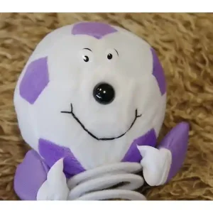 Bezpečná Platba Plyšový maskot SOCCER fialový