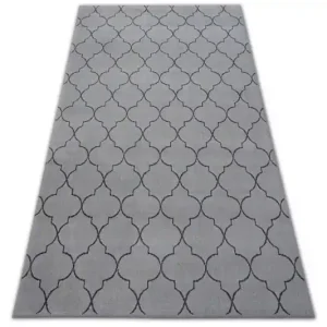 Must-Have Koberec SENSE Micro 81220 stříbrný/antracit TRELLIS