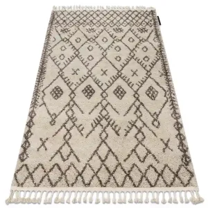 Super Cena Koberec BERBER TANGER B5940 krém / hnědý Fredzle berber marokánský