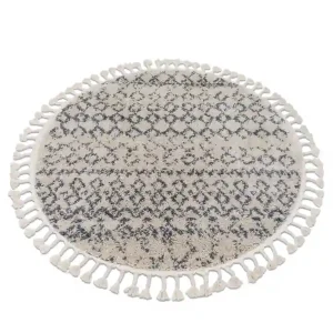 Must-Have Koberec BERBER AGADIR G0522 kruh krém / šedý Fredzle berber marokánský
