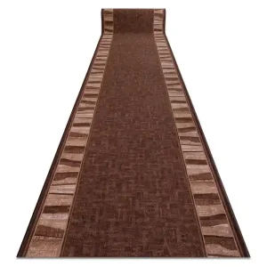 Protiskluzový běhoun LINEA hnědý Novinka