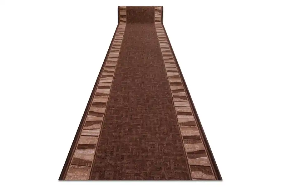 Protiskluzový běhoun LINEA hnědý Novinka