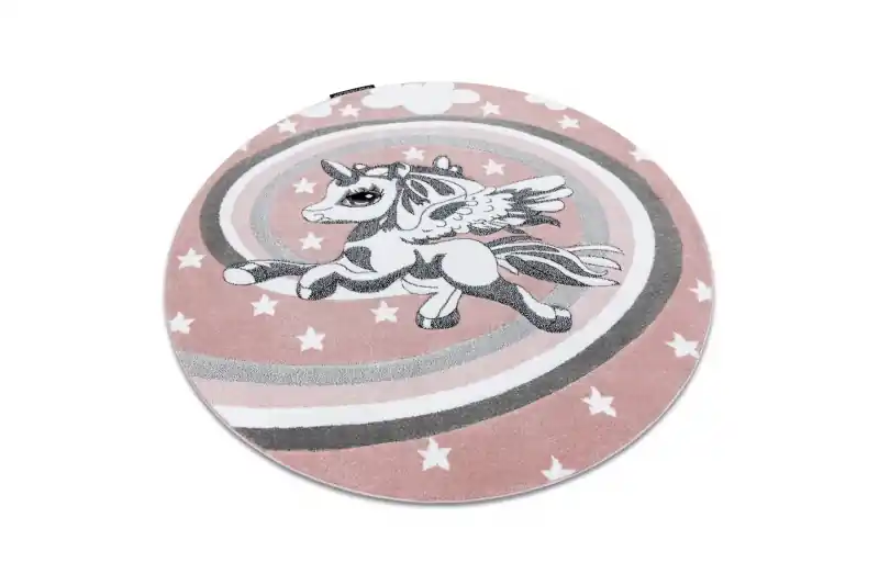 Koberec KRUH PETIT PONY KONÍK růžový Horká Nabídka
