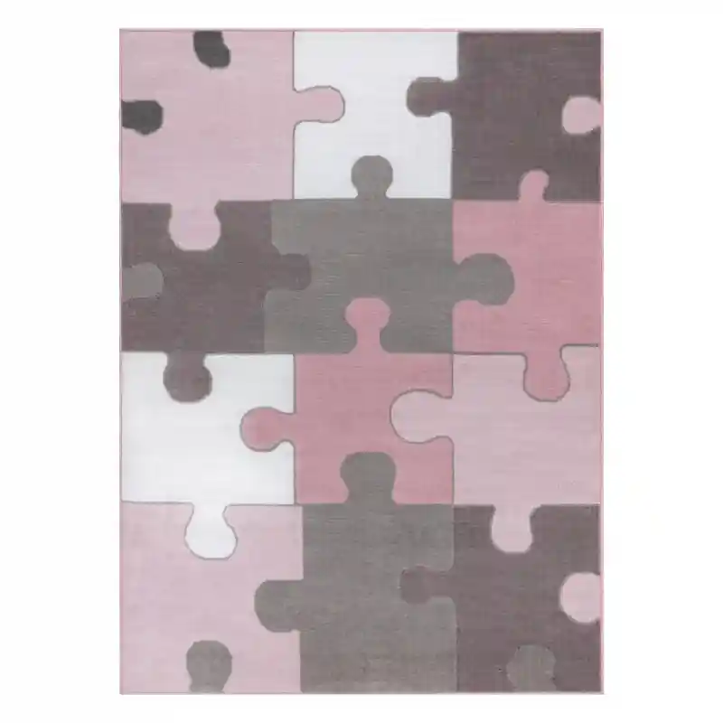 Jen Po Omezenou Doba Koberec BCF ANNA Puzzle 3106 růžový
