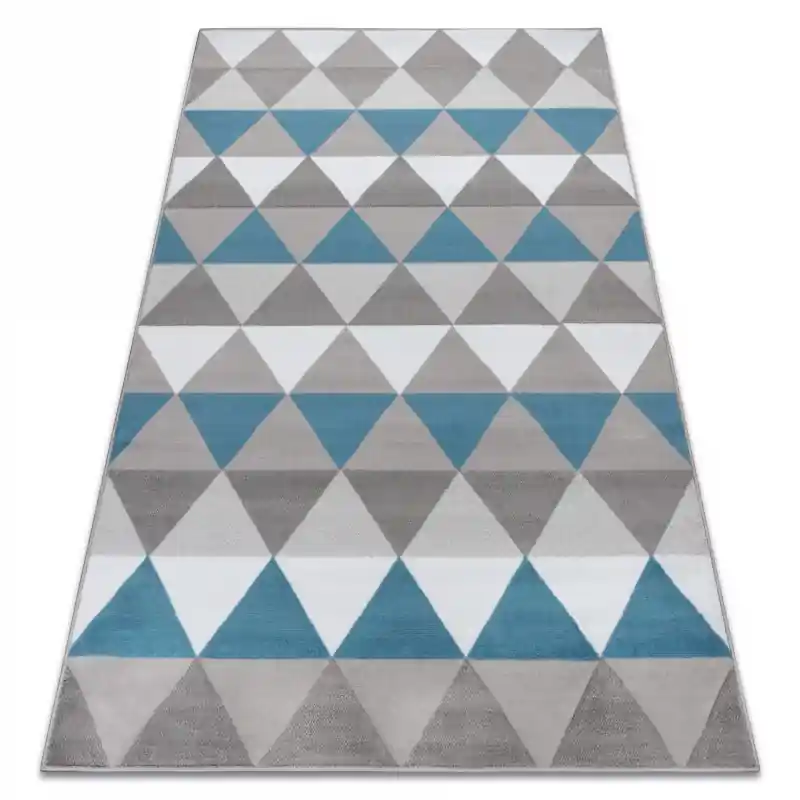 Koberec BCF ANNA Triangles 2965 Trojúhelníky nebeský Hit Sezóny