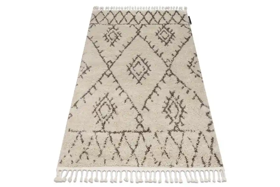 Koberec BERBER FEZ G0535 krém / hnědý Fredzle berber marokánský Originální