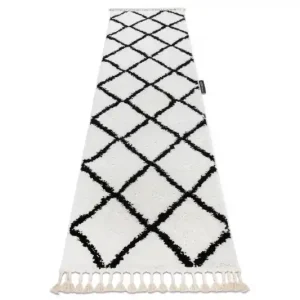 Koberec/běhoun BERBER CROSS bílý Akce