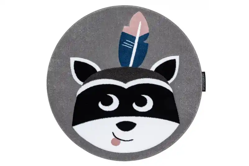Ihned K Objednání Koberec PETIT RACCOON MUKKI kruh šedý