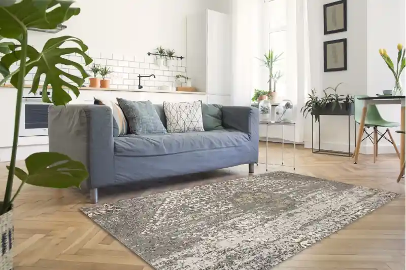 Expresní Doručení Koberec NATURAL HUVIEL šedý