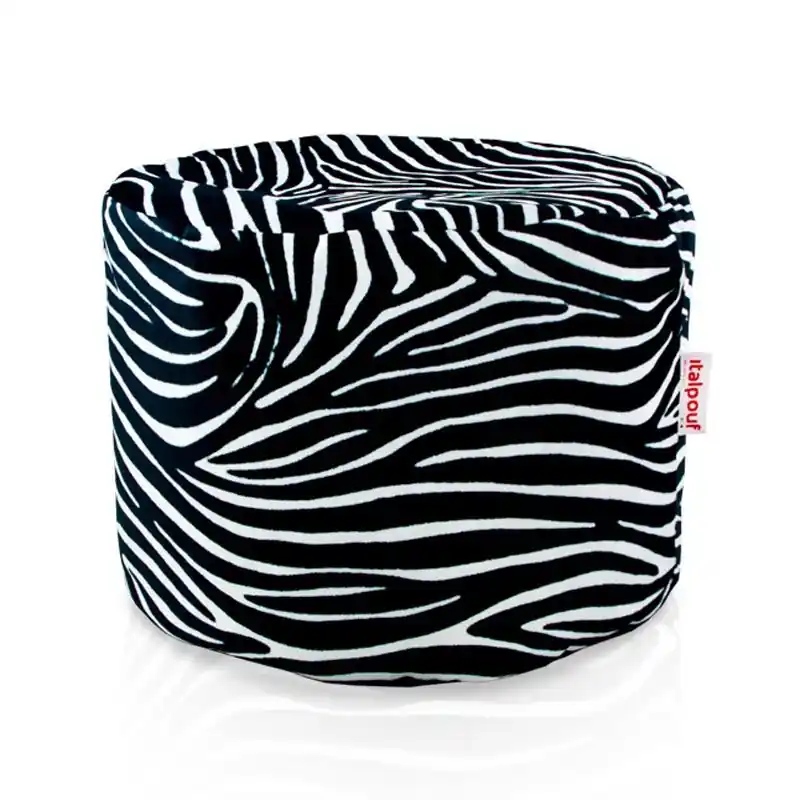 Autentický Taburetka Cilindro zebra