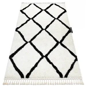 Koberec BERBER CROSS bílý Fredzle berber marokánský Rychlé Dodání