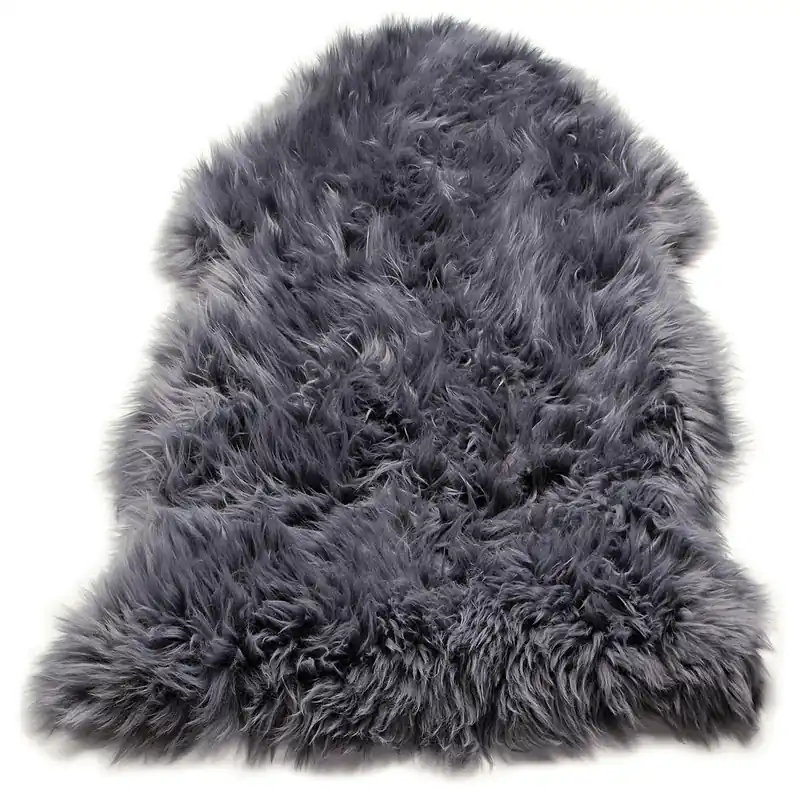 Zlevněný Koberec Sheepskin Single šedý