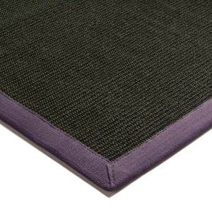 Koberec Sisal černý / fialový Originální