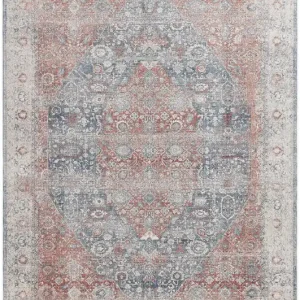 Vysoce Kvalitní Koberec Split Vintage BL08A světle modrý Multi Salmon