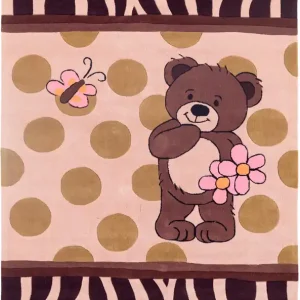 Ověřený Dětský koberec Kids 20 Butterfly Teddy Bear