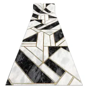 Běhoun EMERALD exkluzivní 1016 glamour, styl art deco, marmur lahvově zelený/zlatý Rychlé Dodání