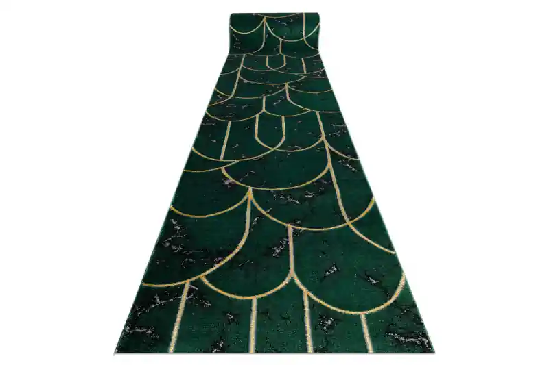 Koupit Online Běhoun EMERALD exkluzivní 1016 glamour, art deco, marmur zelený/zlatý