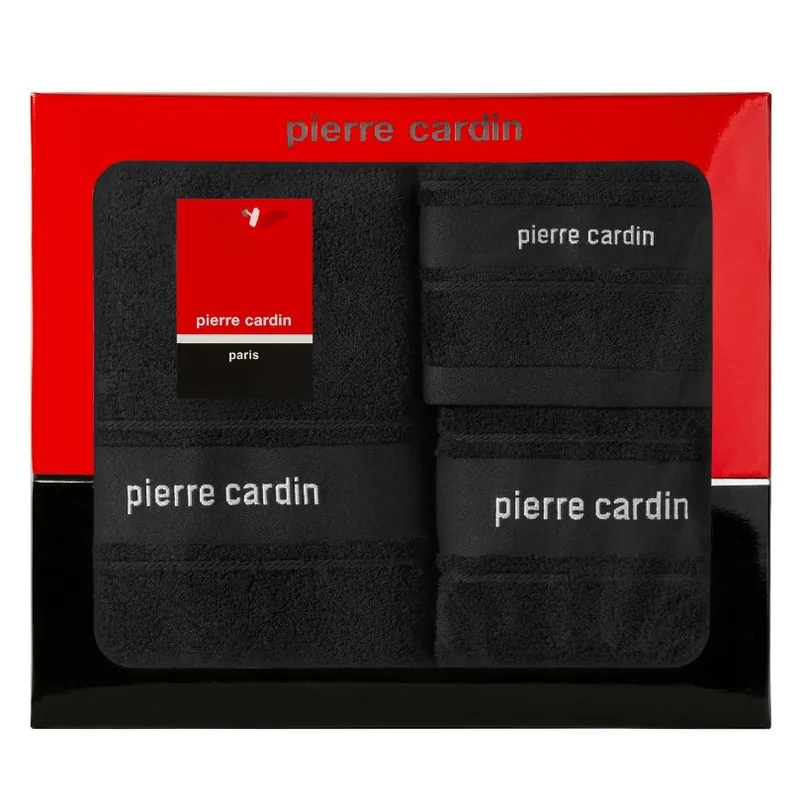 Poslední Šance Dárková sada ručníků PIERRE CARDIN 3 NEL černý