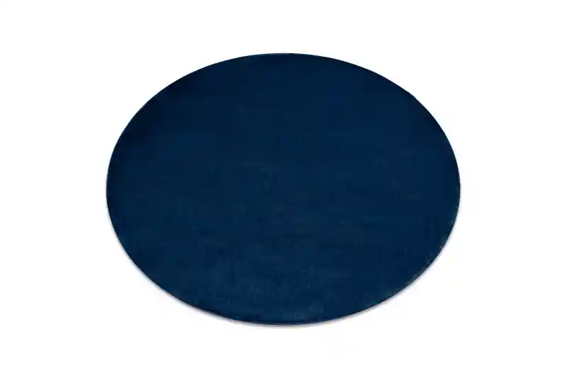 Protiskluzový koberec POSH kruh Shaggy navy granát, plyš Výhodná Nabídka