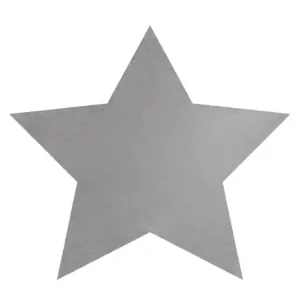 Koberec protiskluzový SHAPE 3148 Hvězda Shaggy - šedý, plyš Cenově Výhodný